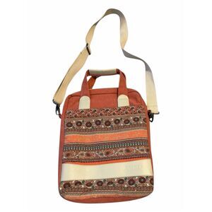 DACHEE Boho Tribal Canvas 14”Laptop Messenger Bag